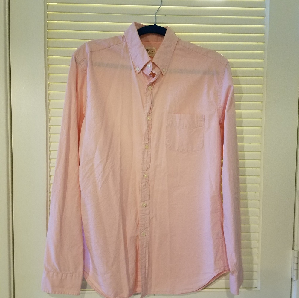 J CREW Men's Sunwashed Oxford dress shirt